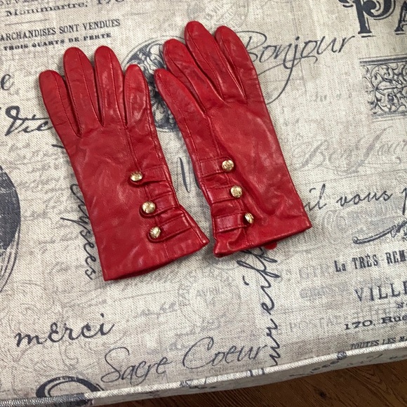 Lauren Ralph Lauren Accessories - COPY - Ralph Lauren leather red gloves